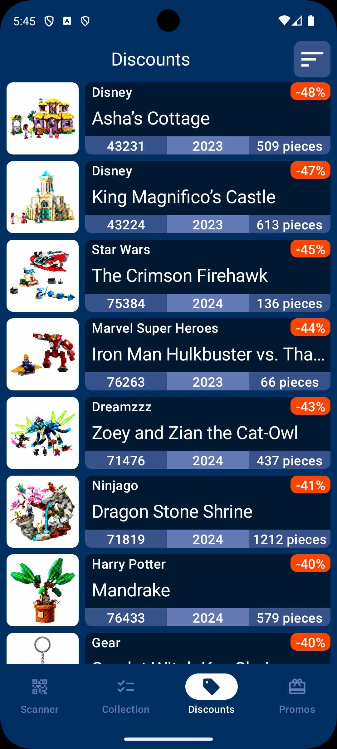 omgbricks Minifigure Scanner screenshot